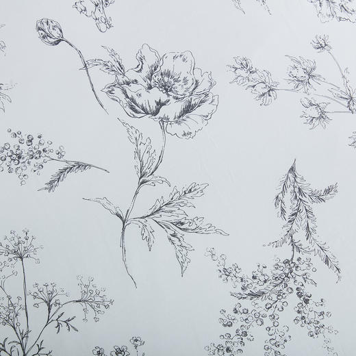 NITORI宜得利家居  四季通用纯棉被套全棉被单宿舍床品家用被套 花音WH 商品图2