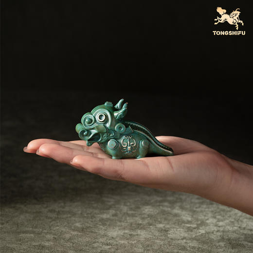 铜师傅 陕西历史博物馆系列《青铜龙铜摆件》青铜摆件 商品图4