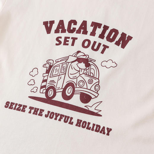 【10A抗菌纯棉】棉花堂夏款小狗巴士绵绵童装短袖T恤 --FA61120 商品图10