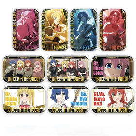 孤独摇滚方形徽章盲抽0670