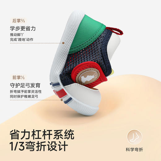 英氏儿童鞋宝宝步前鞋春夏新款婴幼儿园秋季男童女童学步软底鞋子 商品图2