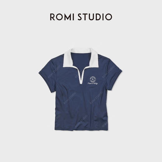 ROMI STUDIO“网球系列”高弹快干时髦撞色修身运动套 RWDSSD1525 商品图1