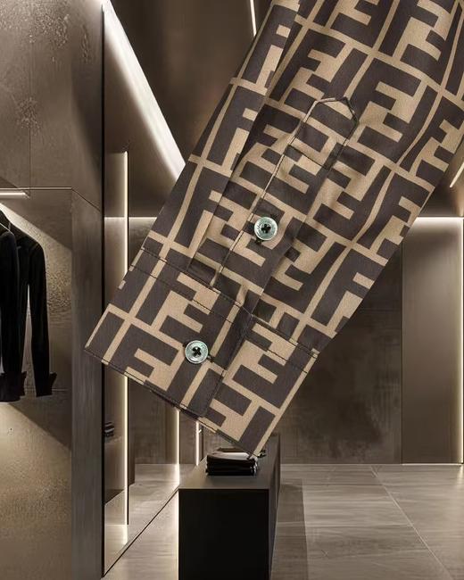 FENDI_ 短款桑蚕丝老花FF衬衫   （MM） 商品图7