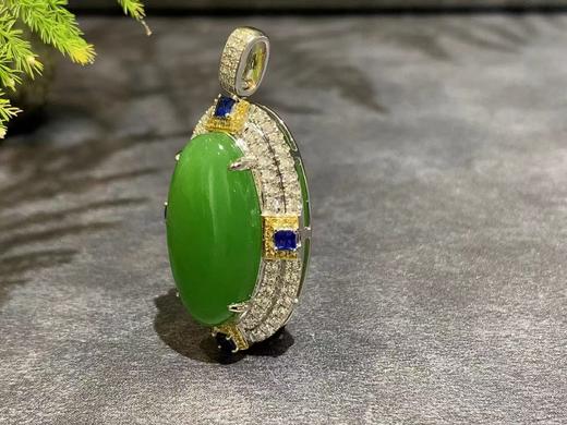 【御珠宫坊】金镶碧玉吊坠 商品图2