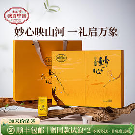 正山堂骏眉中国 妙心礼盒装 特级红茶正宗武夷果香茶叶送礼长辈300g