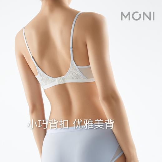「放轻松」莫妮MONI蕾丝法式内衣薄款简约小胸聚拢性感无钢圈文胸 商品图4