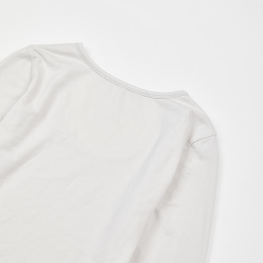 ROMI STUDIO“简约亲肤”莫代尔柔软百搭U领长袖T恤 RWDSS61809 商品图4