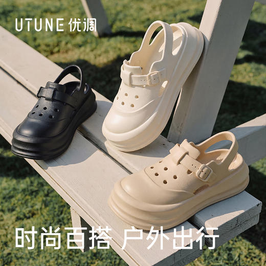 【开团】测评优品-优调 厚底玛丽珍洞洞鞋 6.5cm加厚鞋底 商品图0