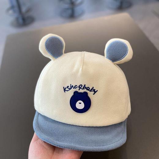 婴儿帽子春秋款男宝宝鸭舌帽超萌可爱秋冬婴幼儿童软檐棒球帽韩版 商品图2