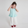 笛莎Deesha 2026年夏季新款小童女童直筒裤套棉布套装 商品缩略图2