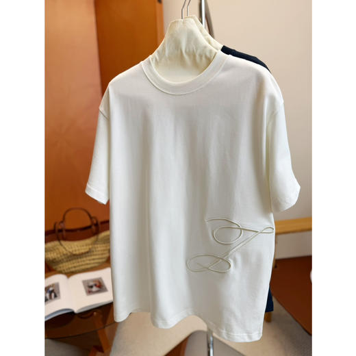 2603305    J刺绣字母短袖T恤 商品图3