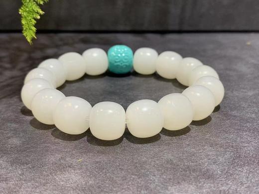 【御珠宫坊·传藏系列】羊脂白玉手串 商品图3