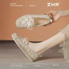 ZHR繁花网纱渔夫鞋女2025新款蝴蝶结透气懒人鞋平底一脚蹬单鞋女 商品缩略图7