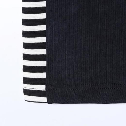 SDSA男装2026新款高贵轻奢美式复古侧边拼接圆领短袖T恤百搭时尚 商品图3