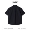 SDSA男装2026新款轻奢时尚假两件短袖衬衫不规则剪裁衬衣百搭 商品缩略图4