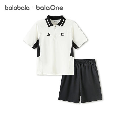 巴拉巴拉男童短袖套装儿童中大童两件套2026新款春夏装速干凉感潮 商品图4