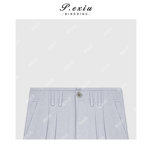 03-4潘依绣丁丁宠粉韩系慵懒压褶长裤Q49970 商品图2