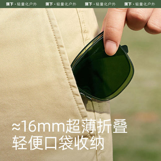 蕉下览际系列纤致超薄可折叠墨镜 商品图1