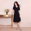 奢姿大码女装2026夏季减龄波点V领连衣裙胖妹妹度假风时尚裙子9962853676 商品缩略图1