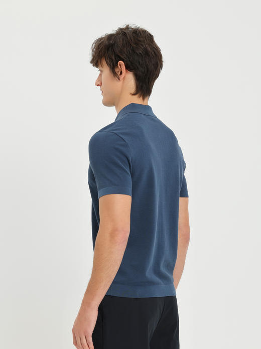 callisto浅绿长绒棉中空大珠地弹力T恤 商品图14