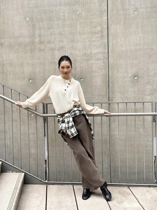 【高品质私服】【MC羊毛假两件套头衫】慵懒中又带着利落筋骨，显瘦又显气质G1711-CC【无标出货 介意慎拍】 商品图5