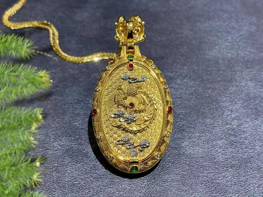 【御珠宫坊·传藏系列】金镶碧玉吊坠 商品图5
