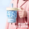 【云优选】花伴森bablov吸管保温杯女生高颜值杯子咖啡杯豹纹水杯生日礼物 商品缩略图2