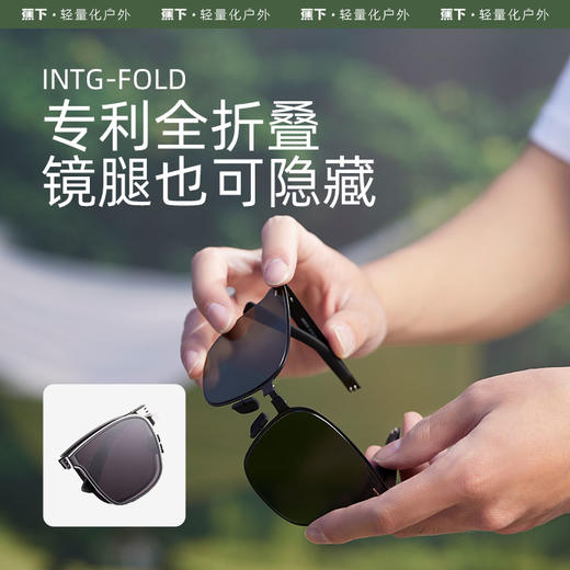蕉下览际系列纤致超薄可折叠墨镜 商品图2