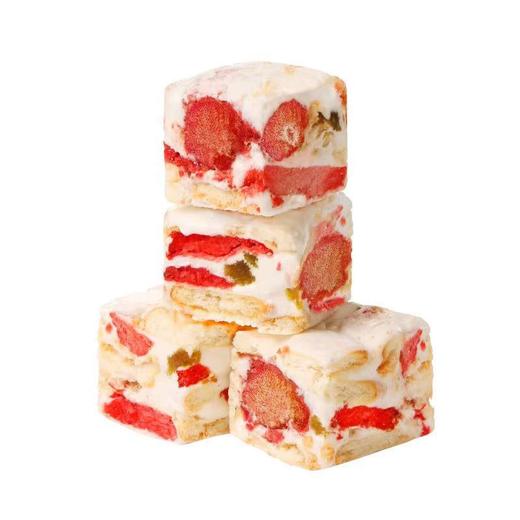 【真材实料果干❗️拉丝羊奶芙】采用特殊熬糖工艺，质地软糯 Q 弹，轻轻一拉就能看到明显拉丝，口感绵密不粘牙，冻干休闲零食网红糕点点心糕点好吃解馋酥脆QQ 商品图4