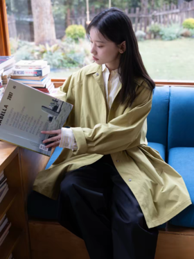 步履不停/6A21087C/一手长风衣