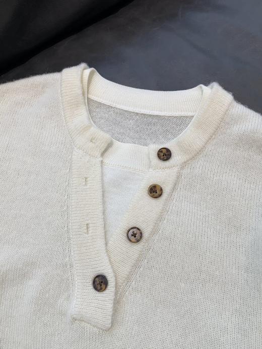 【高品质私服】【MC羊毛假两件套头衫】慵懒中又带着利落筋骨，显瘦又显气质G1711-CC【无标出货 介意慎拍】 商品图12