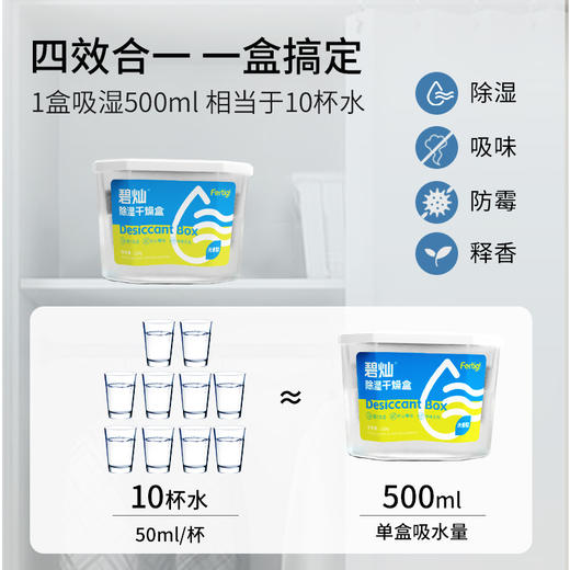Fertig碧灿除湿干燥盒➕1元换购碧灿除湿干燥盒1盒（无香/蓝风铃香随机发货不可指定） 商品图2