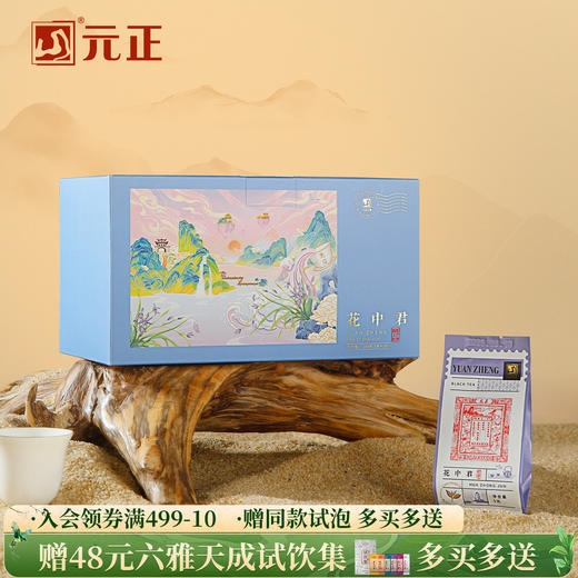 元正 花中君 特级武夷山小种红茶自饮茶票口粮茶叶散装礼盒装 商品图0