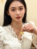 【香港周六福黄金钻石首饰】碎冰冰吉言来财钱币K金吊坠(附赠手编绳) 商品缩略图2