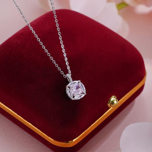 子佩集【粉红心绪】S925银套链【YL-7928103】锆石项链2509 商品图1