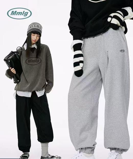 【cr1】26早春情侣潮流弹力束脚宽松休闲卫裤！！ 商品图0