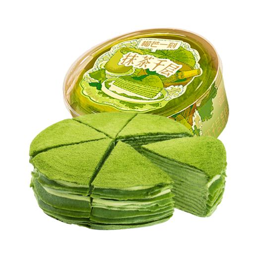 抹茶千层蛋糕动物奶油420g/盒-生日蛋糕甜品高品质抹茶  | 榴芒一刻 商品图6