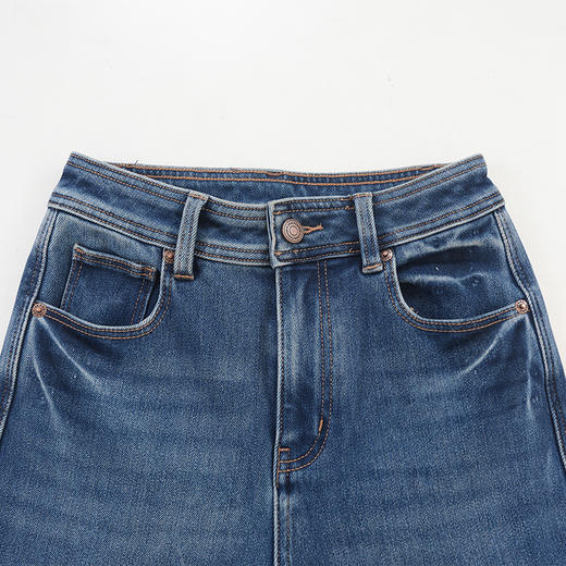 DH25YX5751慵懒风窄版微喇牛仔裤长短款RJ029 商品图6