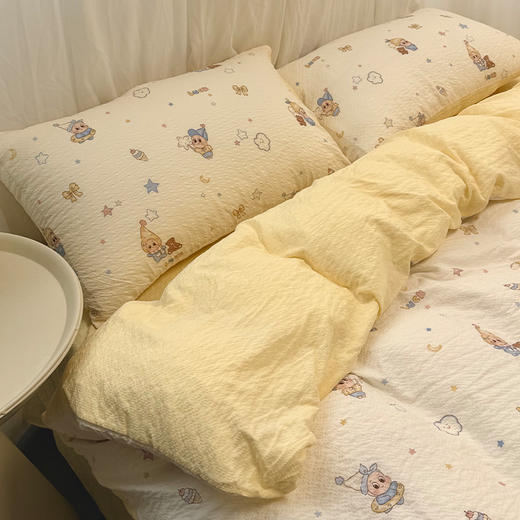 【69元起1套】超高品质谁睡谁爱上的纱四件套来啦!然 自带温柔自然褶皱 不用熨烫就有满满氛围感 面料软糯轻盈，贴身不压身 裸睡、敏感肌、宝妈、学生党都能放心睡 商品图2