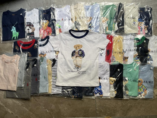 【团购】26年新品 3件随机组合来啦  2-12岁 RL童装短袖 T恤 杂款不挑色 选男童或女童 随机搭配3件发货 商品图4