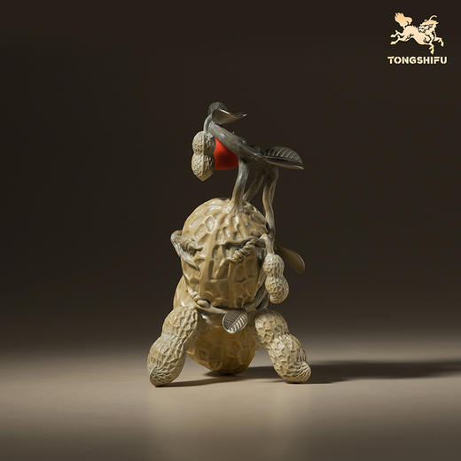 铜师傅《好柿花生》好事发生办公室客厅装饰品摆件 家居乔迁礼物 商品图2