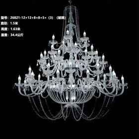 26821-12+12+8+8+5+3水晶吊灯（运费自理）