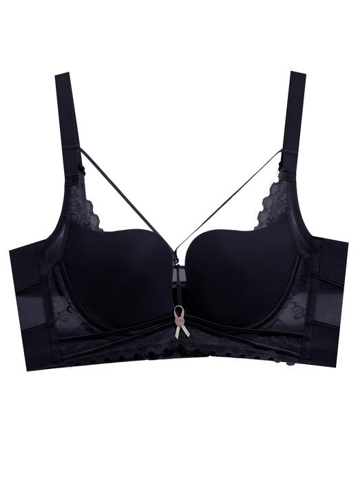 【7.5折限时特惠】(AB通杯)【秀黛】简律软钢圈曲线杯文胸超细透气吸湿排汗呵护肌肤文胸MW119013T【门店同款】 商品图1