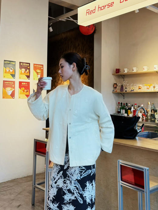 【中式之美】噢蜜ooomeooo葫芦刺绣棉麻外套 商品图1