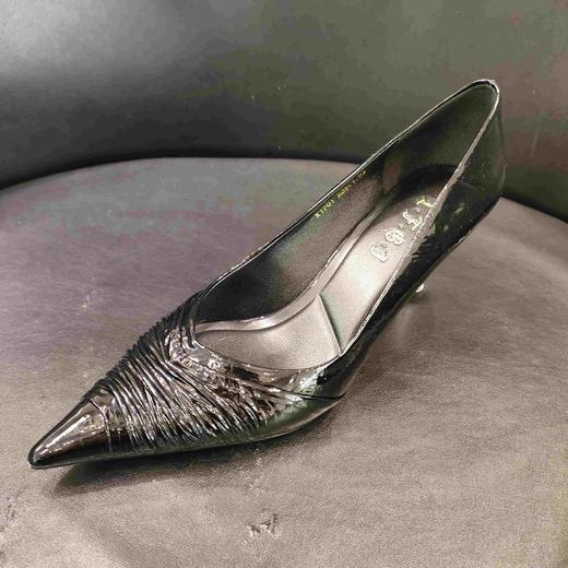 LFGJ  X1701时尚魅惑褶皱高跟鞋 商品图6