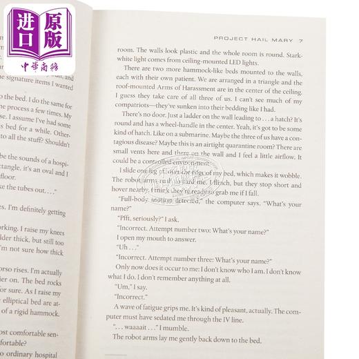 预售 【中商原版】挽救计划 万福玛利亚计划 Project Hail Mary 英文原版 Andy Weir 商品图3
