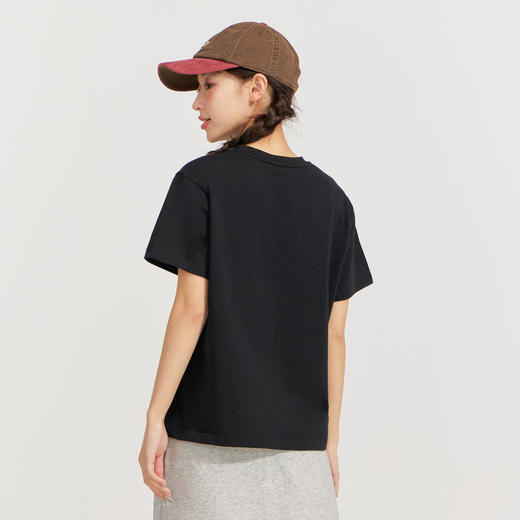 笛莎Deesha 2026年夏季新款青少年字母印花精梳棉T恤 商品图4