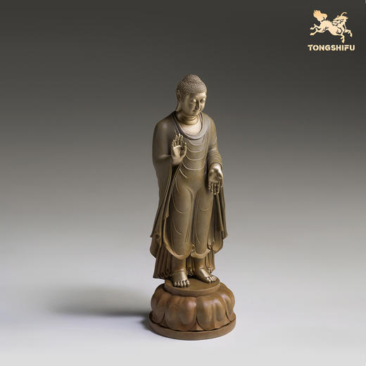 铜师傅 陕西历史博物馆系列《北周佛造像铜摆件》青铜摆件 商品图2