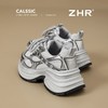 ZHR则则6.5CM银色老爹鞋女厚底增高透气网面运动鞋女休闲鞋春秋款 商品缩略图2