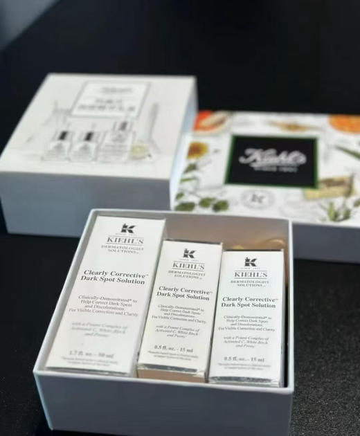 买一送二！国内科颜氏淡斑精华套装50ml+15ml×2美白精华礼盒装 商品图1